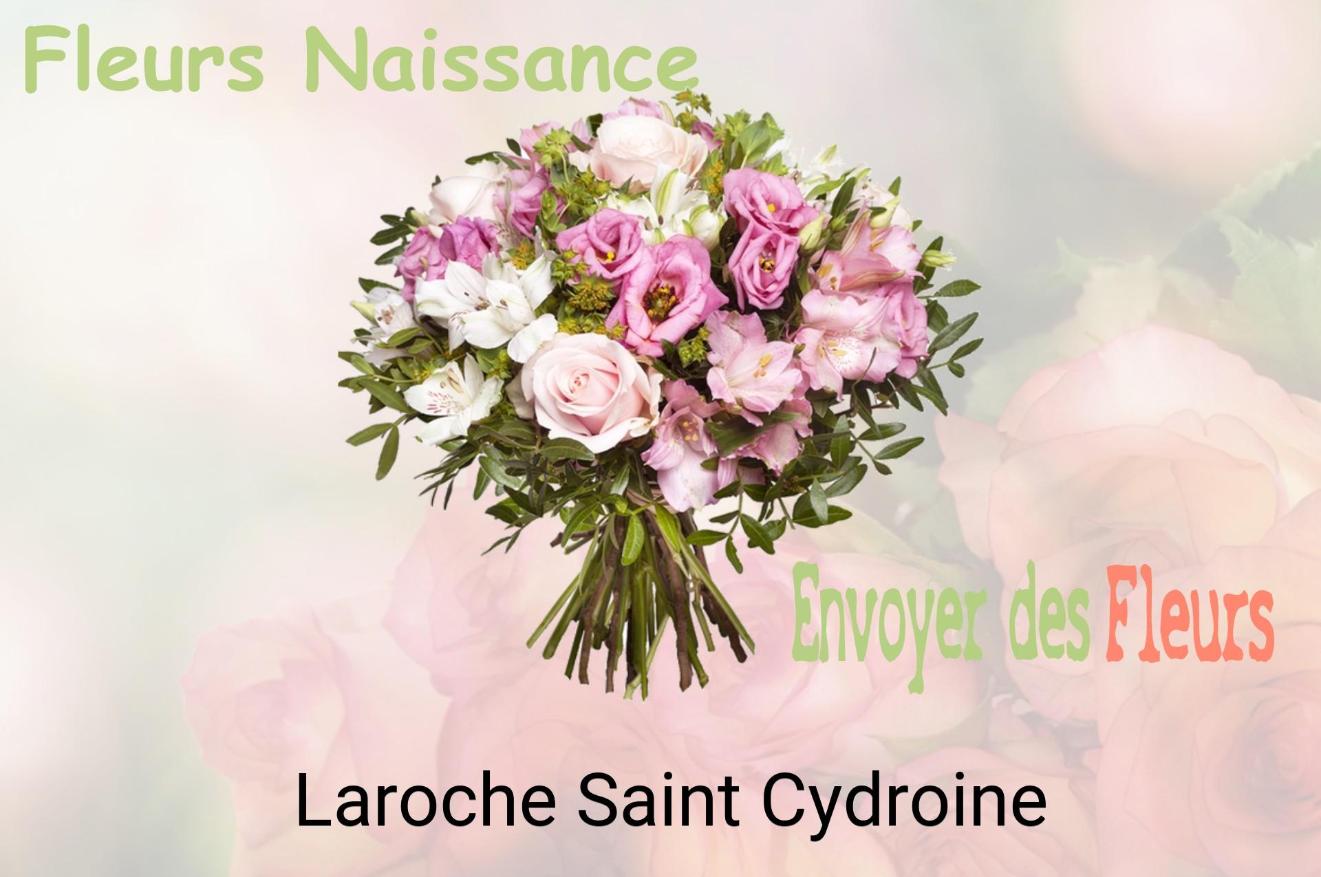 Bouquet de fleurs de naissance livré à Laroche-Saint-Cydroine